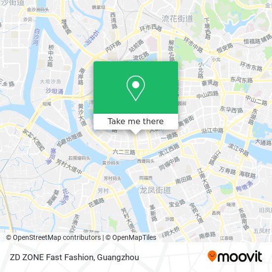 ZD ZONE Fast Fashion map