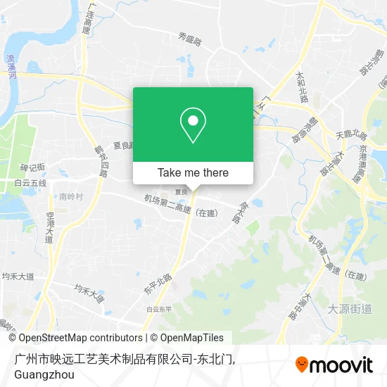 广州市映远工艺美术制品有限公司-东北门 map