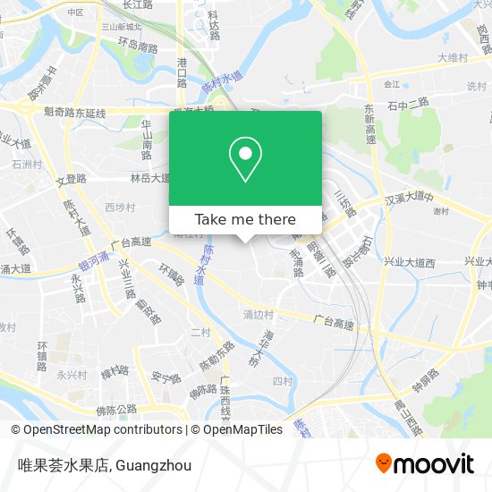 唯果荟水果店 map