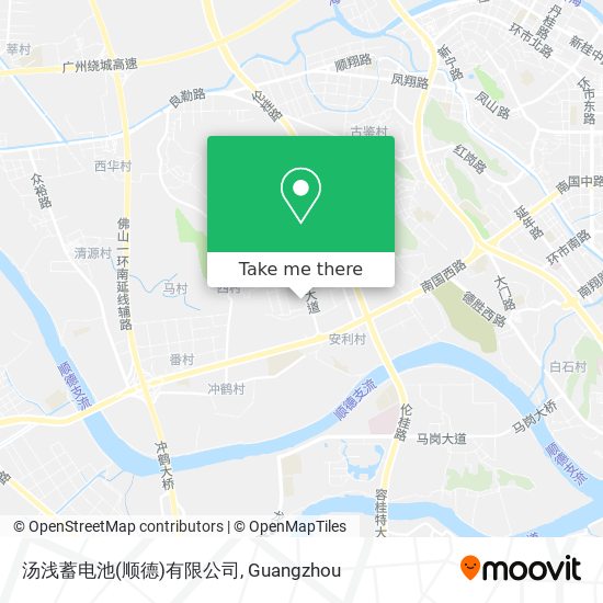 汤浅蓄电池(顺德)有限公司 map