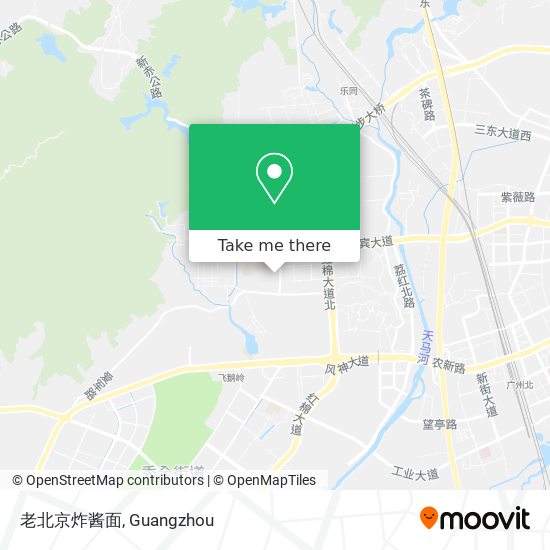 老北京炸酱面 map