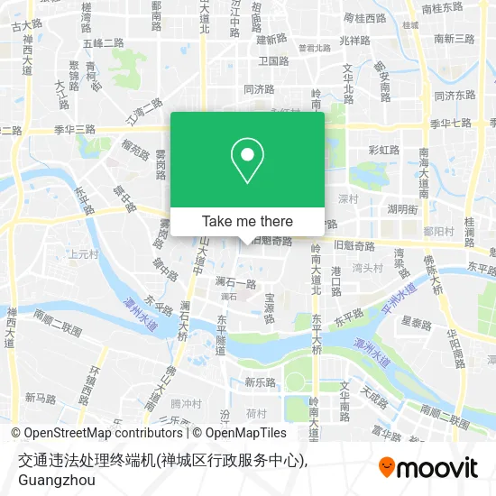交通违法处理终端机(禅城区行政服务中心) map