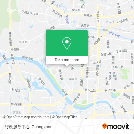 行政服务中心 map