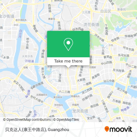 贝克达人(康王中路店) map