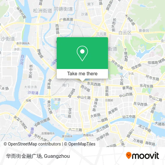 华而街金融广场 map