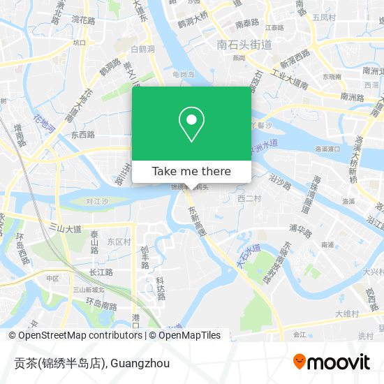 贡茶(锦绣半岛店) map