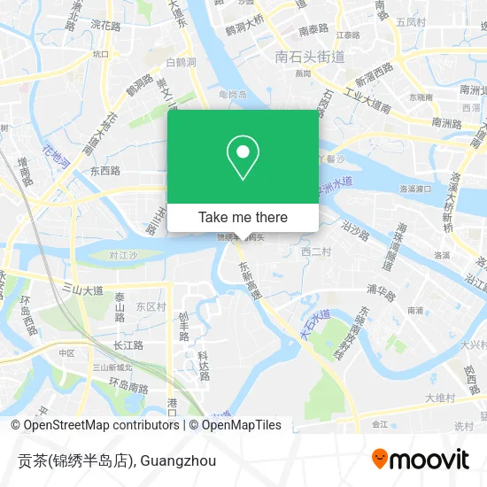 贡茶(锦绣半岛店) map