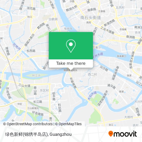 绿色新鲜(锦绣半岛店) map