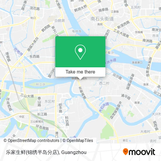 乐家生鲜(锦绣半岛分店) map