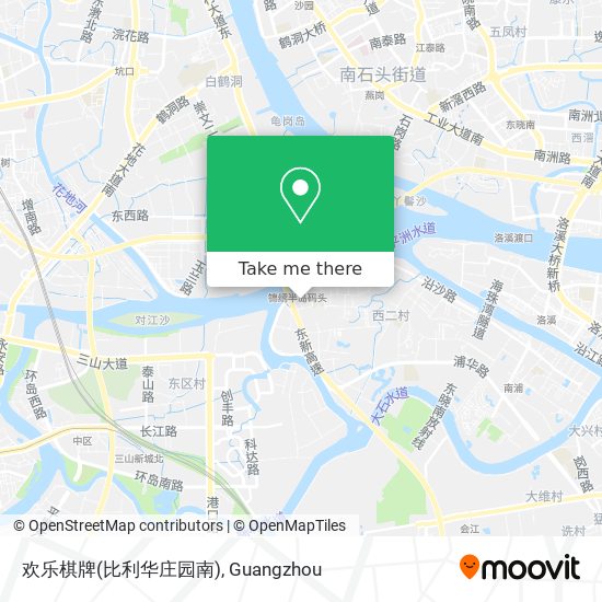 欢乐棋牌(比利华庄园南) map