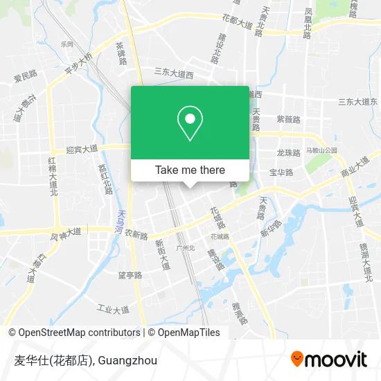 麦华仕(花都店) map