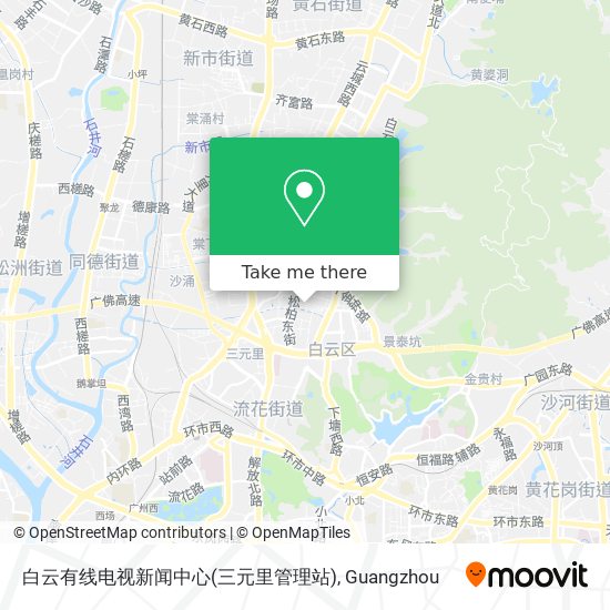 白云有线电视新闻中心(三元里管理站) map