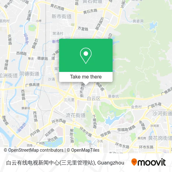 白云有线电视新闻中心(三元里管理站) map