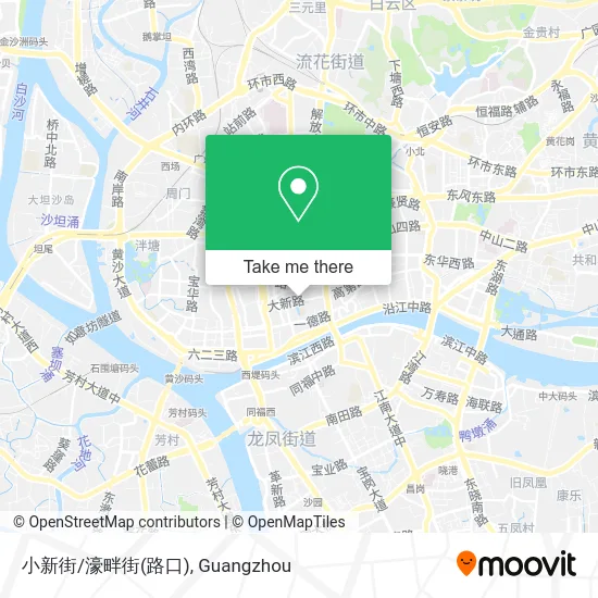 小新街/濠畔街(路口) map