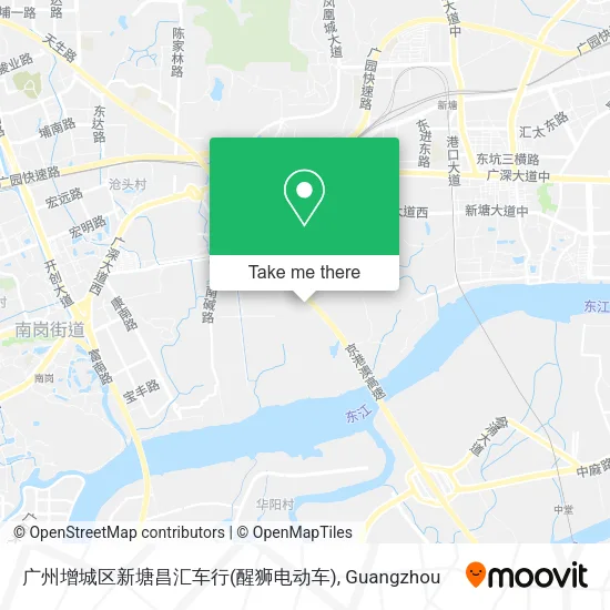 广州增城区新塘昌汇车行(醒狮电动车) map