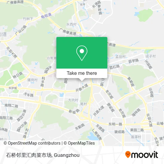 石桥邻里汇肉菜市场 map