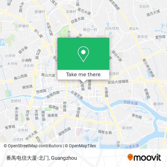 番禺电信大厦-北门 map