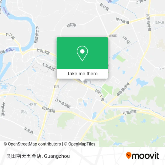 良田南天五金店 map