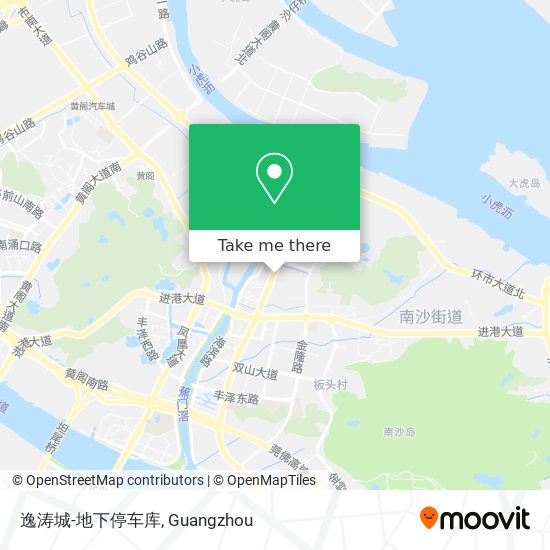 逸涛城-地下停车库 map