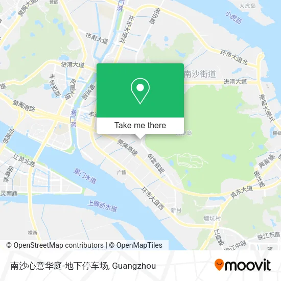南沙心意华庭-地下停车场 map