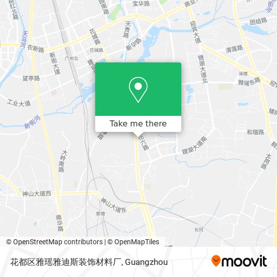 花都区雅瑶雅迪斯装饰材料厂 map