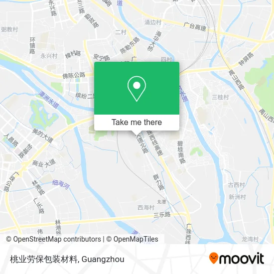 桃业劳保包装材料 map