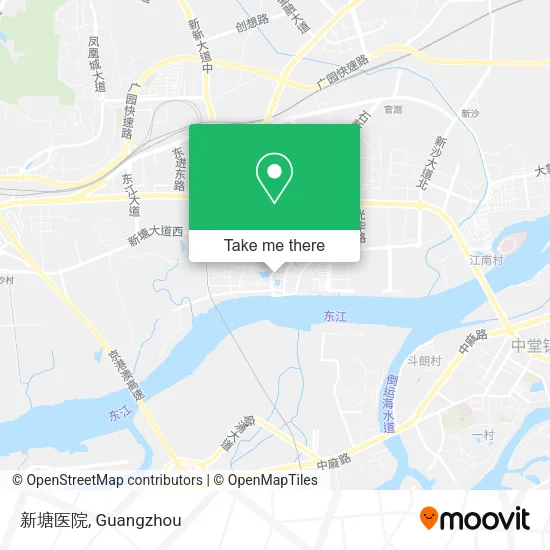 新塘医院 map