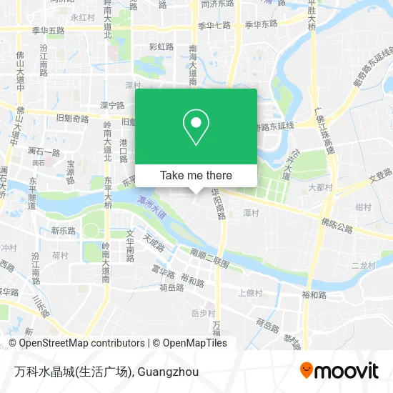 万科水晶城(生活广场) map