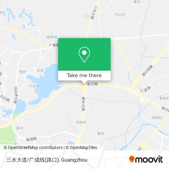三水大道/广成线(路口) map