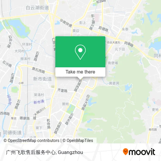 广州飞歌售后服务中心 map