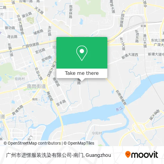 广州市进憬服装洗染有限公司-南门 map