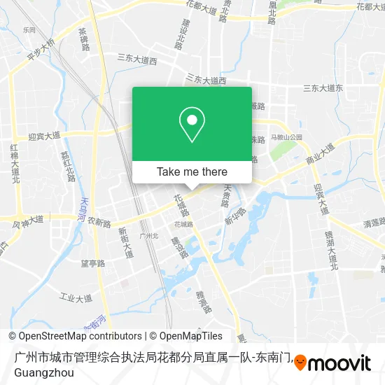广州市城市管理综合执法局花都分局直属一队-东南门 map