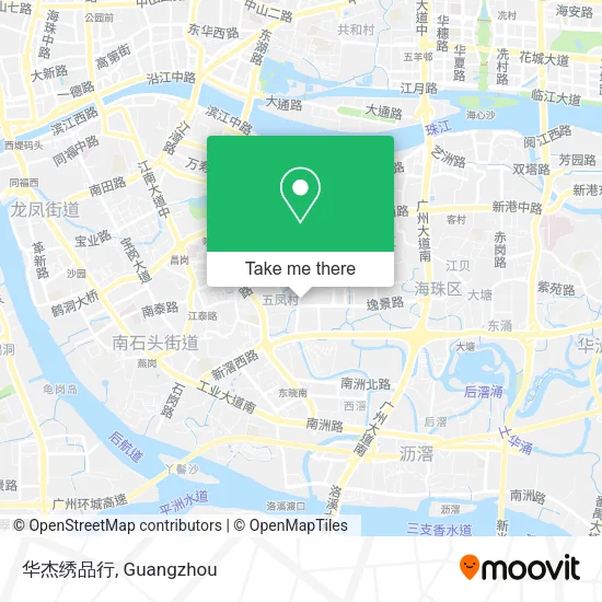 华杰绣品行 map