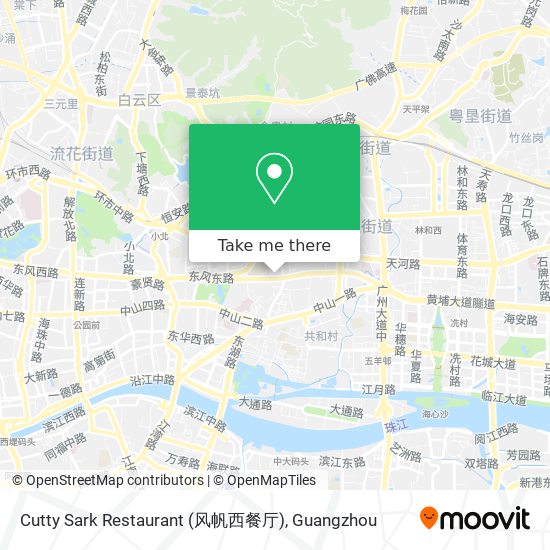 Cutty Sark Restaurant (风帆西餐厅) map