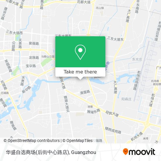 华盛自选商场(后街中心路店) map