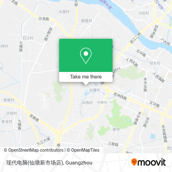 现代电脑(仙塘新市场店) map