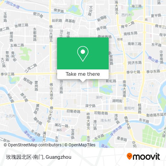 玫瑰园北区-南门 map