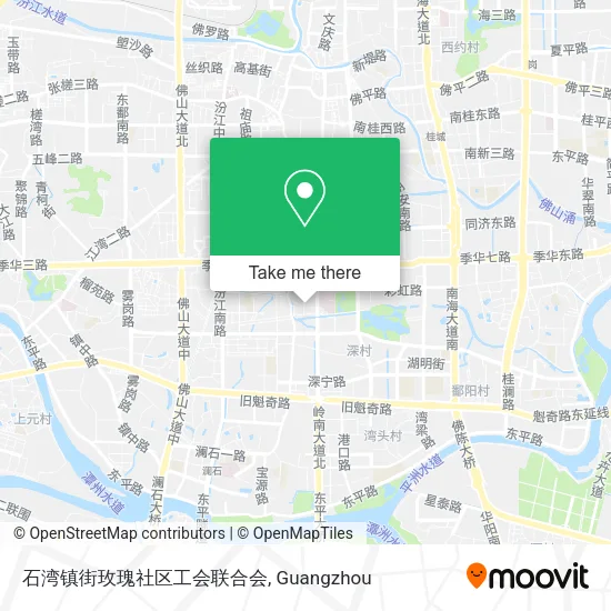石湾镇街玫瑰社区工会联合会 map