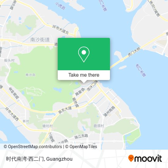 时代南湾-西二门 map