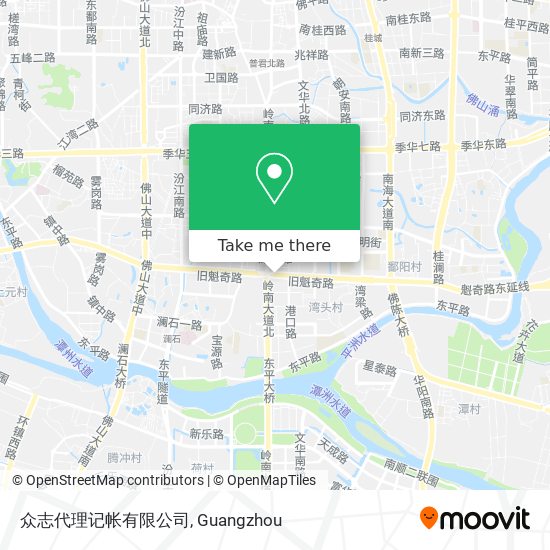 众志代理记帐有限公司 map