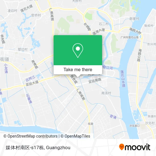 媒体村南区-s17栋 map