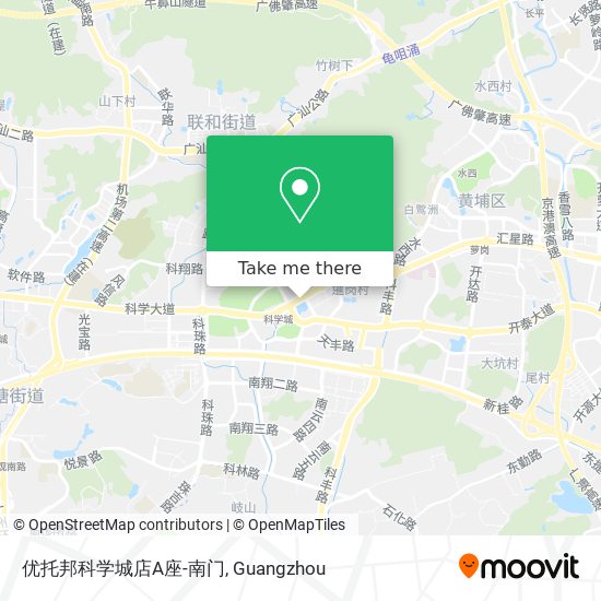 优托邦科学城店A座-南门 map
