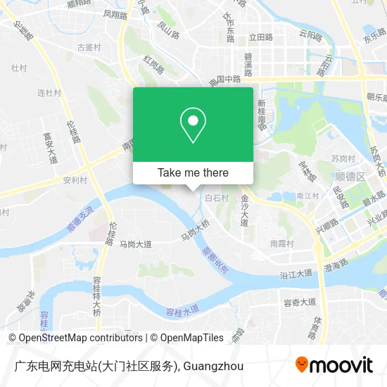 广东电网充电站(大门社区服务) map