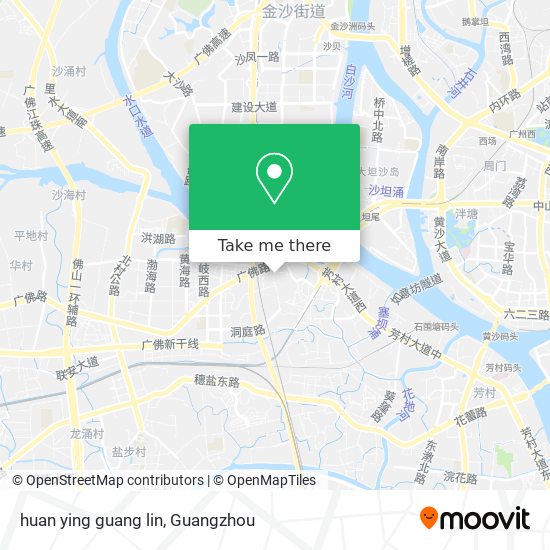 huan ying guang lin map