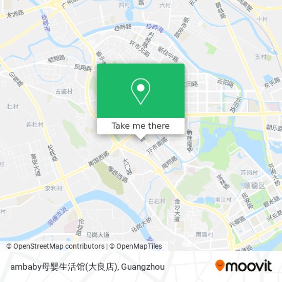 ambaby母婴生活馆(大良店) map