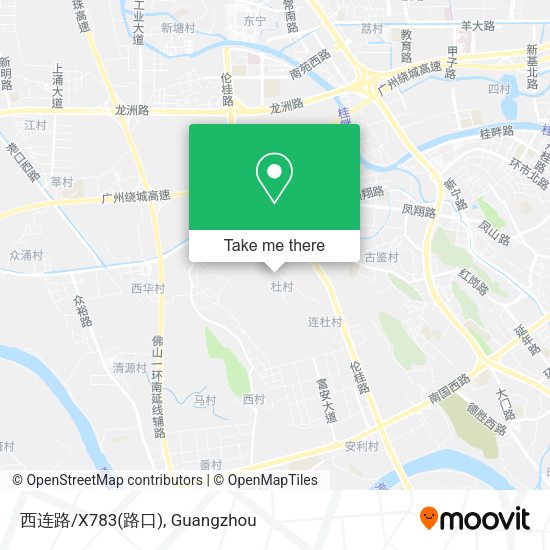 西连路/X783(路口) map