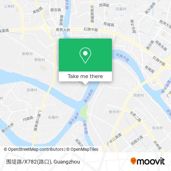 围堤路/X782(路口) map