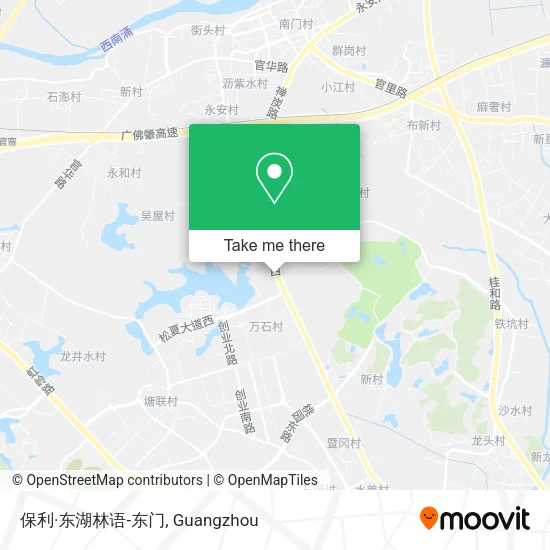 保利·东湖林语-东门 map