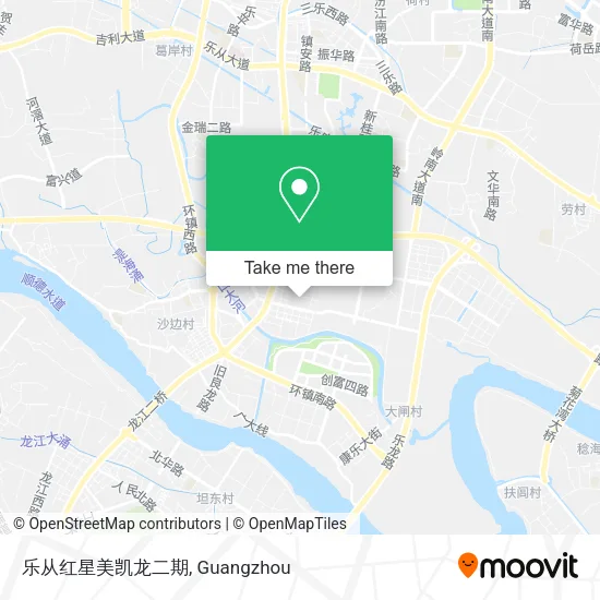 乐从红星美凯龙二期 map