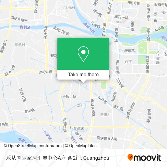 乐从国际家居汇展中心A座-西2门 map